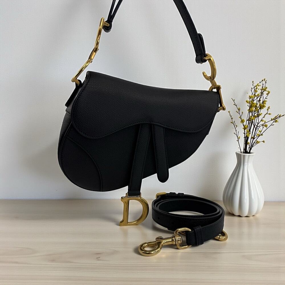 Dior Mini Saddle Bag w/Strap